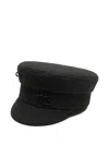 Ruslan Baginskiy Embroidered-logo Baker Boy Hat In Black
