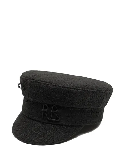 Ruslan Baginskiy Embroidered-logo Baker Boy Hat In Black