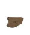 Ruslan Baginskiy Embroidered-logo Baker Hat In Brown
