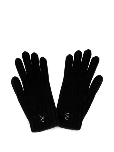 Ruslan Baginskiy Embroidered-detail Gloves In Black