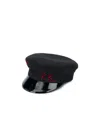 Ruslan Baginskiy Baker Boy Cap In Black