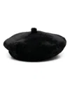 Ruslan Baginskiy Faux-fur Beret In Black