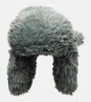 Ruslan Baginskiy Faux Fur Hat In Gray