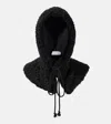 Ruslan Baginskiy Faux Shearling Hood In Black