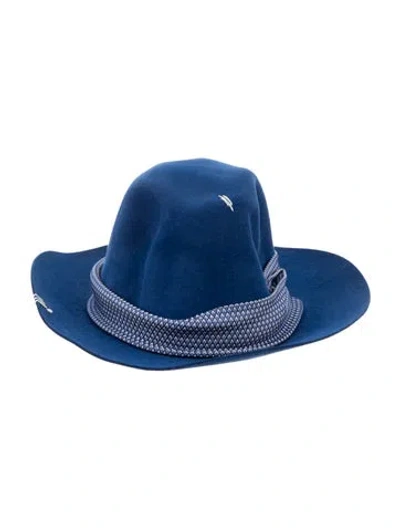 Pre-owned Ruslan Baginskiy Fedora In Blue