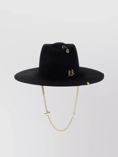 RUSLAN BAGINSKIY FEDORA HAT CHAIN STRAP