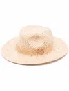 RUSLAN BAGINSKIY RUSLAN BAGINSKIY FEDORA STRAW HAT