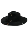 Ruslan Baginskiy Felt-finish Fedora In Black