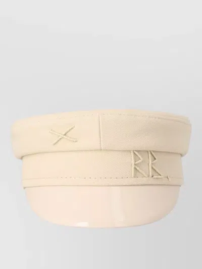 Ruslan Baginskiy Flat Top Hat Embroidered Detail Design In Pink