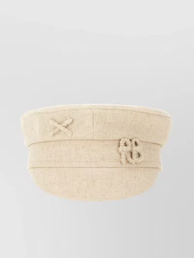 Ruslan Baginskiy "flat Top" Hat In Textured Fabric