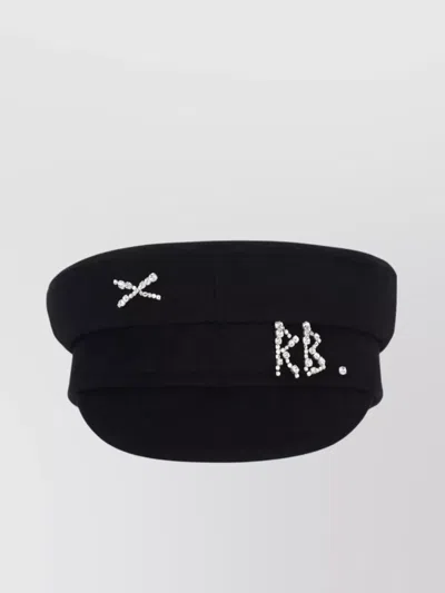 Ruslan Baginskiy Flat Top Hat Ornamental Embellishments
