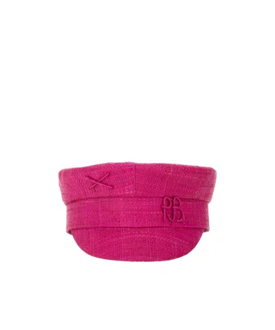 RUSLAN BAGINSKIY RUSLAN BAGINSKIY EMBROIDERED BAKER BOY HAT