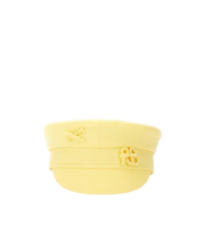Ruslan Baginskiy Women's Baker Boy Hat In Yellow