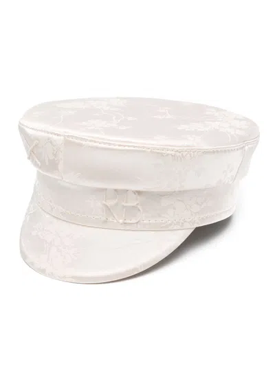 Ruslan Baginskiy Floral-jacquard Hat In ニュートラル