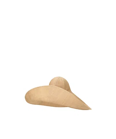 Ruslan Baginskiy Foldable Oversized Hat In Nude