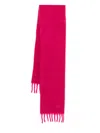 Ruslan Baginskiy Fringed Edge Scarf Accessory Collection In Pink
