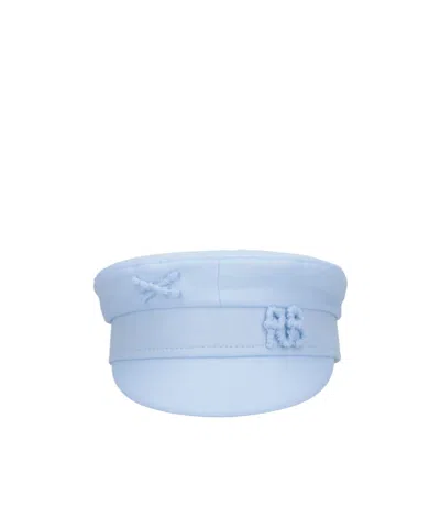 Ruslan Baginskiy Front Hat Brim Logo Hat In Baby Blue