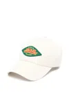 Ruslan Baginskiy Fruit Sticker Baseball Cap In Neutrals