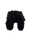 Ruslan Baginskiy Faux-fur Ear Flaps Hat In Black