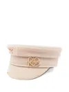 Ruslan Baginskiy Gold-logo Cross-detail Hat In Brown