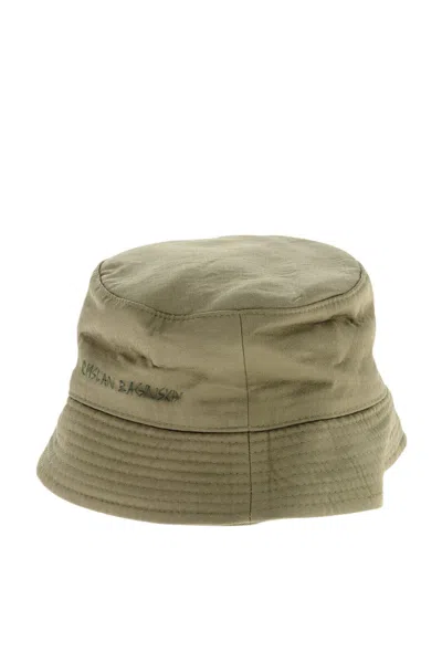 Ruslan Baginskiy Green Solid Bucket Hat