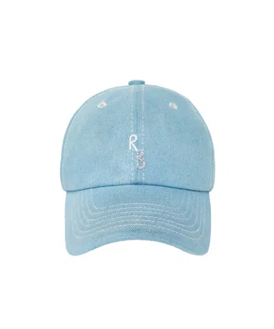 Ruslan Baginskiy Hand-embroidered Baseball Cap In Blue