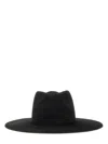 Ruslan Baginskiy Wide Brim Structured Felt Hat In Black