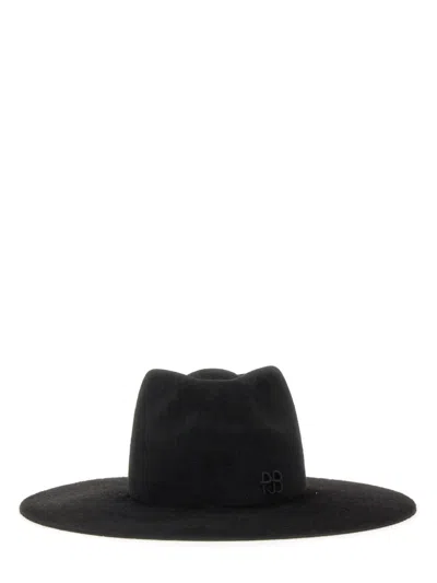 Ruslan Baginskiy Logo-detail Felt Fedora Hat In Black