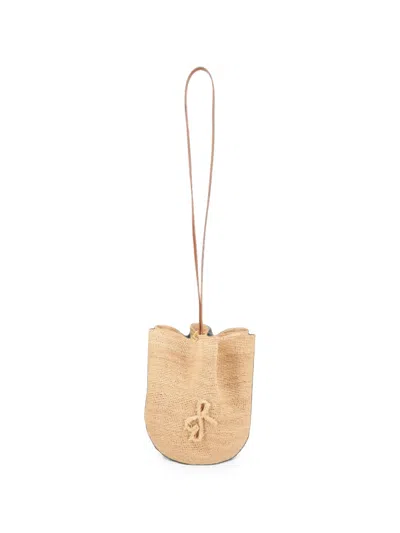 Ruslan Baginskiy Hatbag Woven-design Bucket Bag In Nude