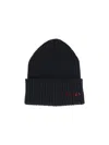 Ruslan Baginskiy Logo Wool Blend Beanie In Black