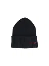 Ruslan Baginskiy Logo Wool Blend Beanie In Black