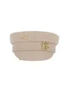 Ruslan Baginskiy 'baker Boy' Wool Blend Hat In Neutral