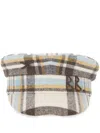 Ruslan Baginskiy Monogrammed Baker Boy Hat In Grey