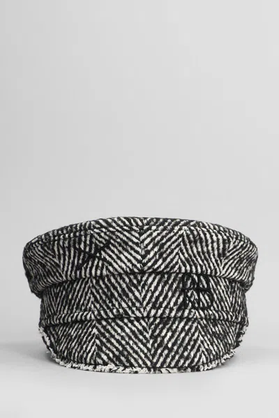 Ruslan Baginskiy Herringbone  Hats In Black