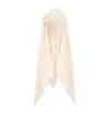 Ruslan Baginskiy Hooded Scarf In White