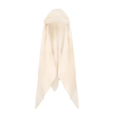 Ruslan Baginskiy Hooded Scarf In White