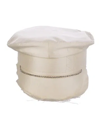 Pre-owned Ruslan Baginskiy Jeweled Embroidered Hat In Neutral