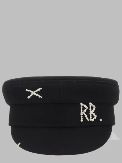 Ruslan Baginskiy Kpc033pf26_wprlblack Flat Cap In Black