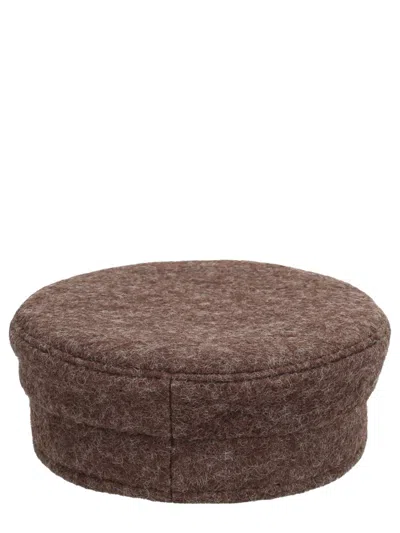 Ruslan Baginskiy Kpc09fw25_wp-prs-sirbbrown Flat Cap In Brown