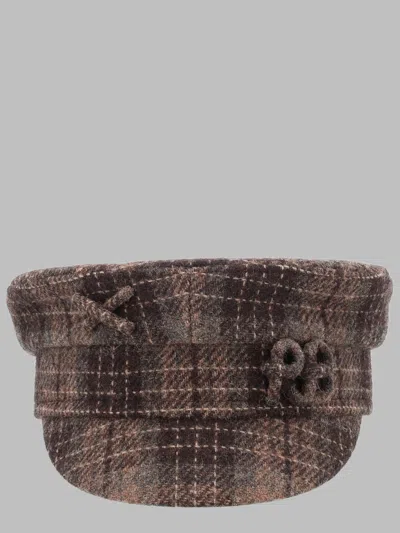 Ruslan Baginskiy Kpc09pf26_wpldfrbbrown Flat Cap In Brown