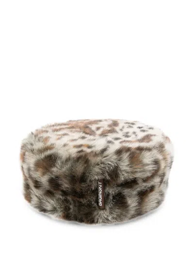 Ruslan Baginskiy Leopard-print Faux-fur Hat In Brown