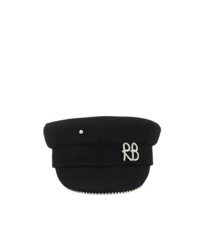 Ruslan Baginskiy Letter Logo Hat In Black