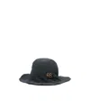 Ruslan Baginskiy Letters Fisherman's Hat In Black