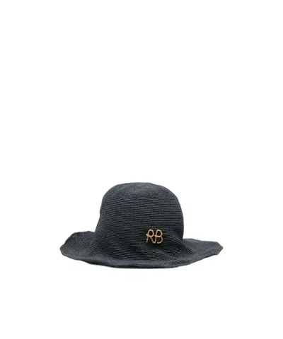 Ruslan Baginskiy Letters Fisherman's Hat In Black