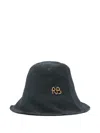 Ruslan Baginskiy Logo-appliqué Bucket Hat In Black