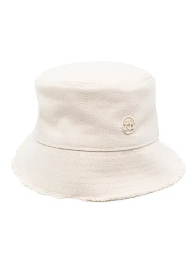 Ruslan Baginskiy Embroidered-logo Bucket Hat In Neutrals