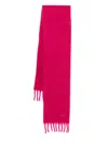 Ruslan Baginskiy Logo-appliqué Scarf In Pink