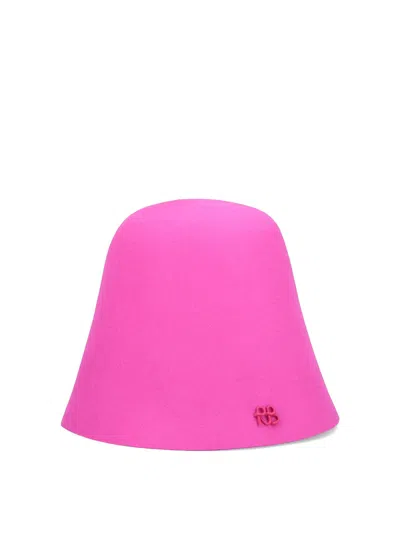 Ruslan Baginskiy Wide Brim Soft Texture Hat In Pink