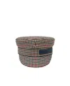 Ruslan Baginskiy Logo Checkered Hat In Gray