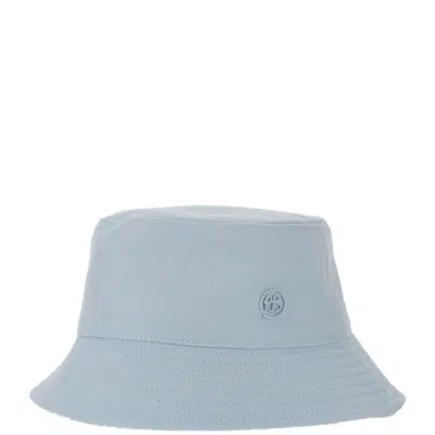 Ruslan Baginskiy Logo Cotton Bucke Hat In Light Blue